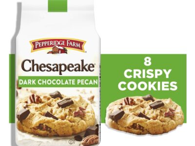 Pepperidge Farm Chesapeake Crispy Dark Chocolate Pecan Cookies, 7.2 oz Bag