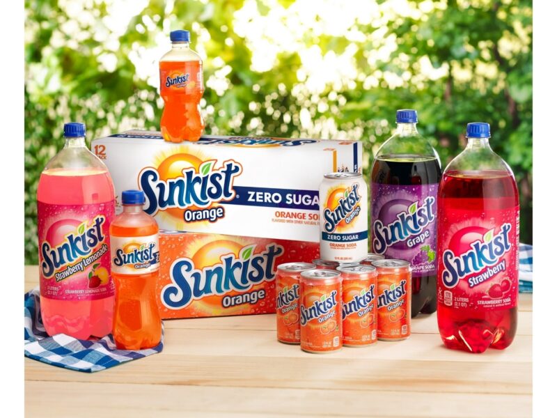 Sunkist Orange Soda Pop, 2L bottle