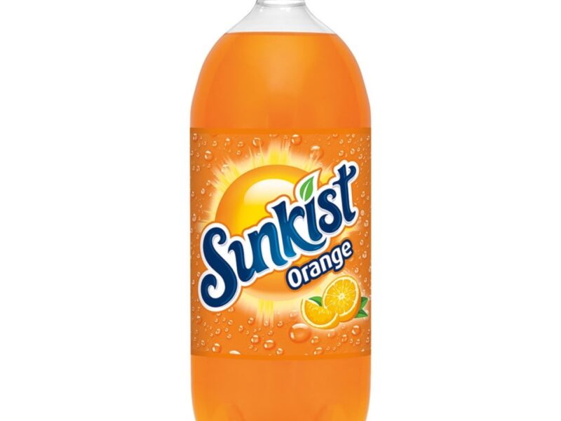 Sunkist Orange Soda Pop, 2L bottle