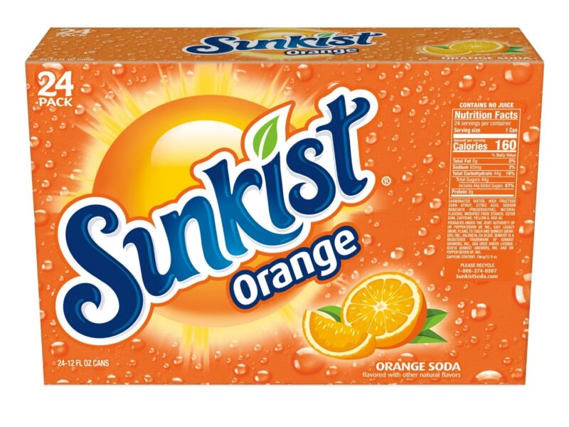 Sunkist Orange Soda (12 Ounce cans, 24 Pack)