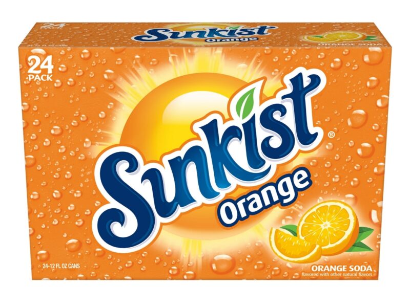 Sunkist Orange Soda (12 Ounce cans, 24 Pack)