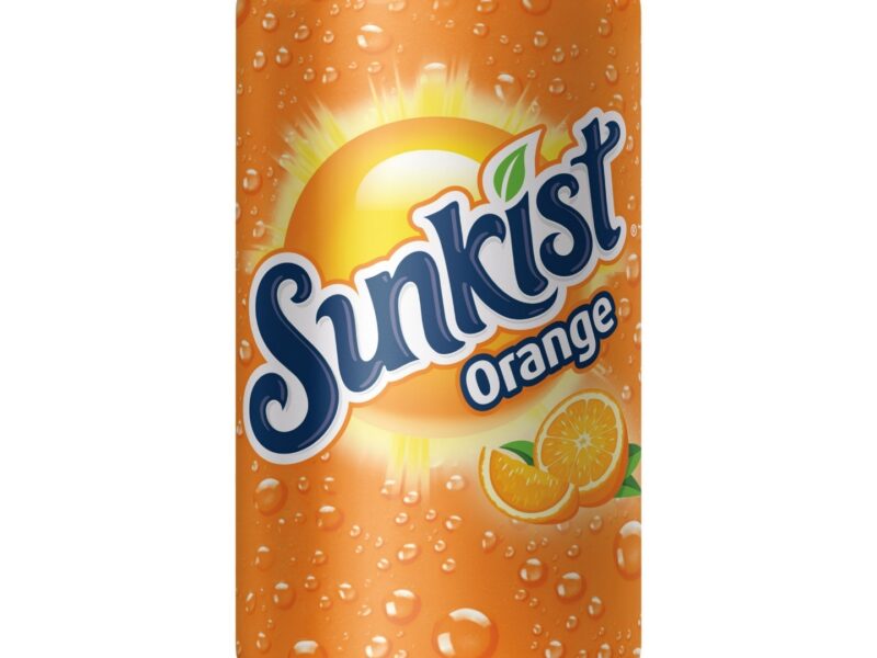 Sunkist Orange Mini Soda Pop, 7.5oz, 10 Pack Cans