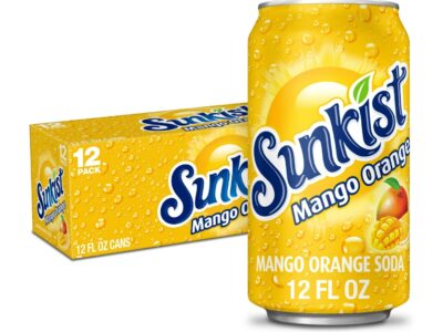 Sunkist Mango Orange, 12 pack, 12 oz