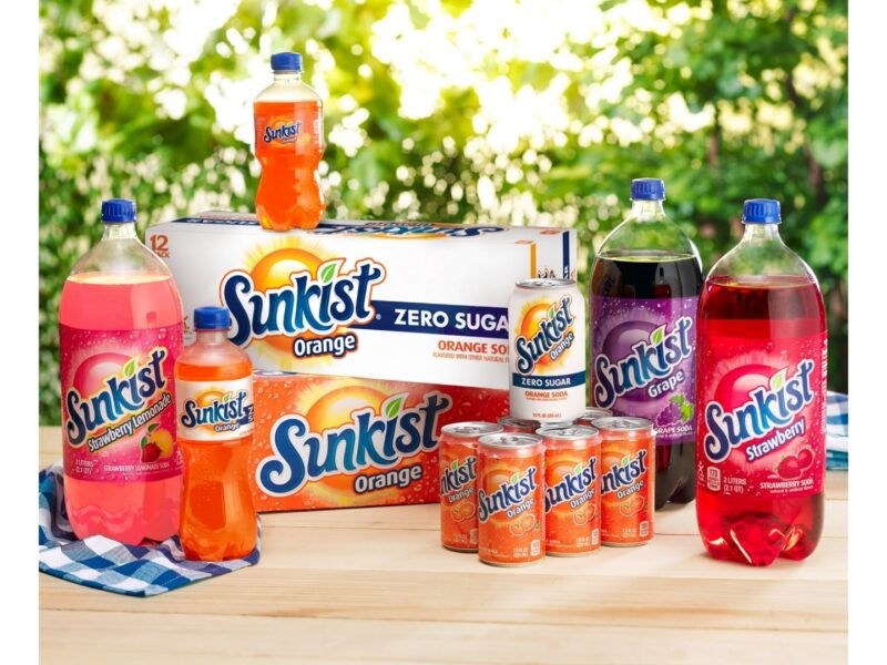 Sunkist Strawberry Lemonade Soda, 12oz Cans, 12 Count