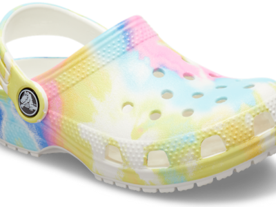 Crocs Kids' Shoes - Classic Tie Dye Clogs, Water Shoes, Slip On Shoes