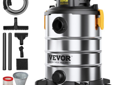VEVOR 8 Gallon 6 Peak HP Wet Dry Shop Vac Vacuum Cleaner Blower Stainless Steel